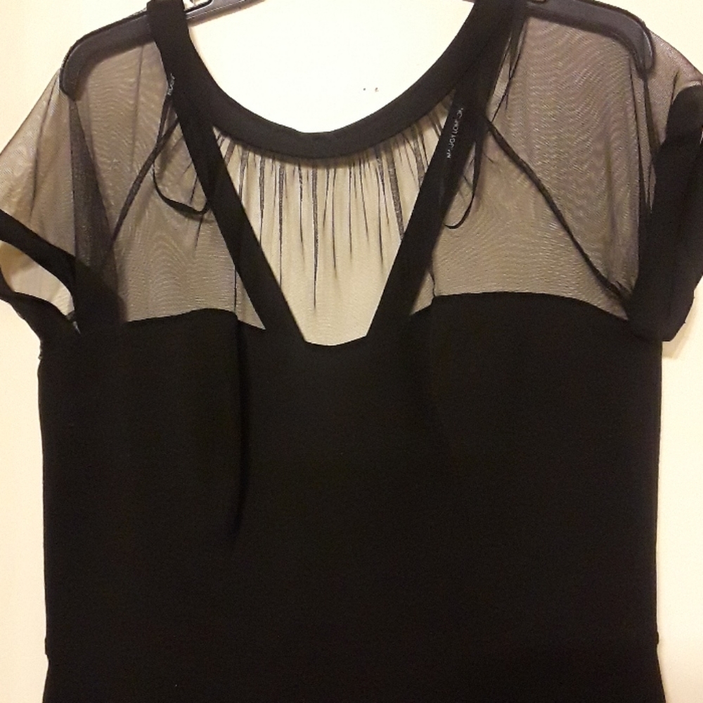 Maggy London black evening dress